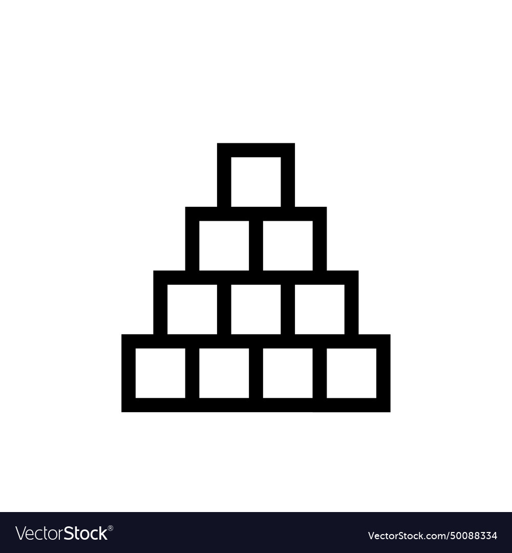Quantity key performance indicator icon