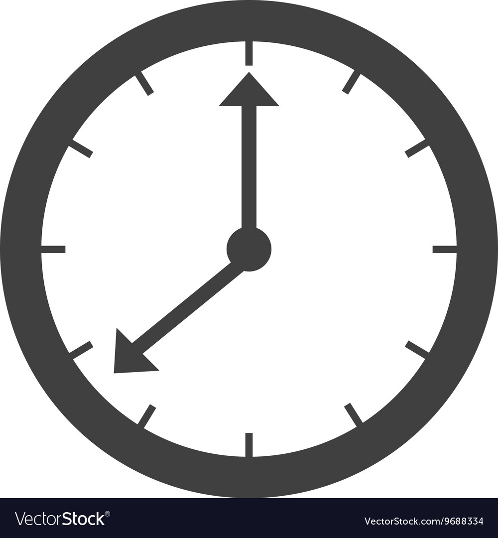 Time and clock isolated icon