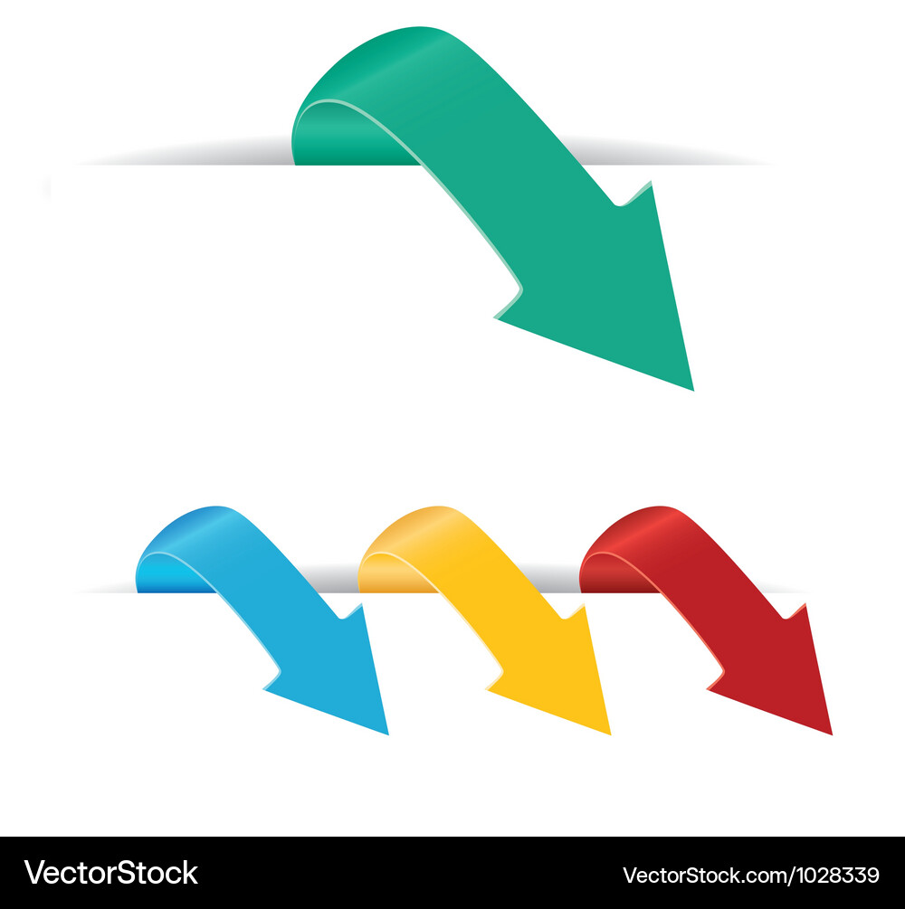 Arrows set Royalty Free Vector Image - VectorStock