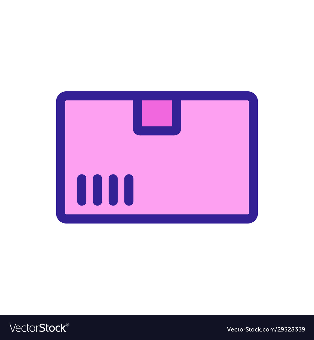 Bar code is an icon isolated contour vector image Bar code is an icon isolated contour
