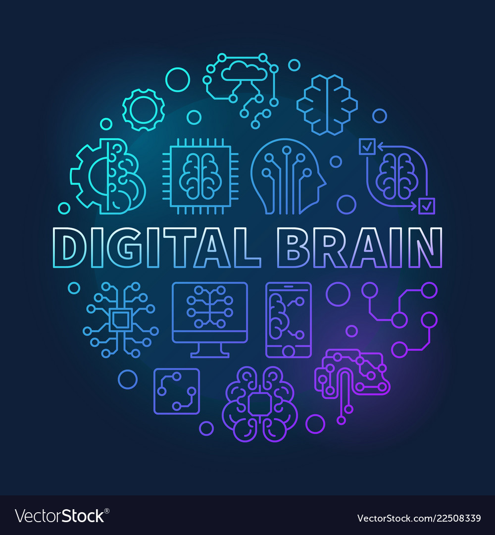 Digital Brain Concept - AI & Machine Learning
