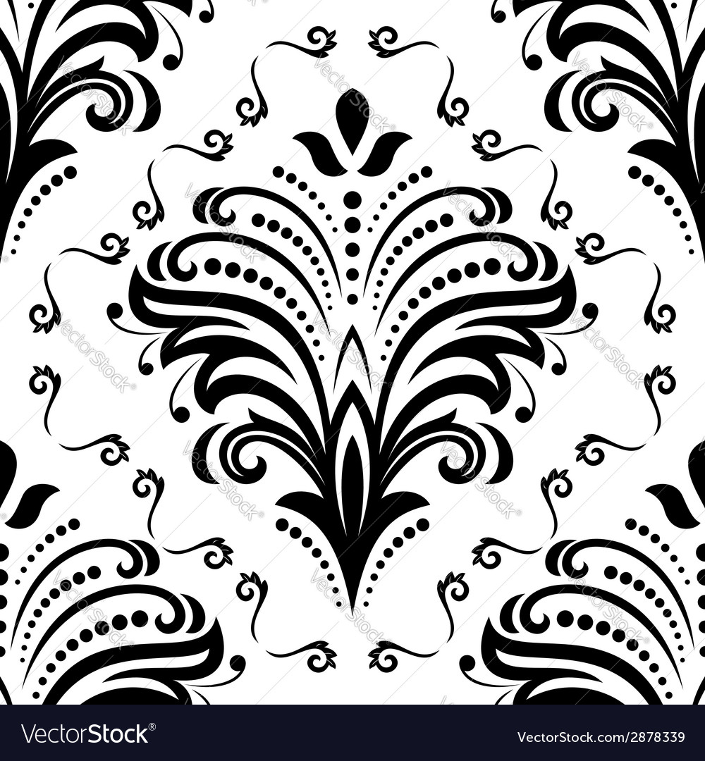 Orient seamless pattern abstract background