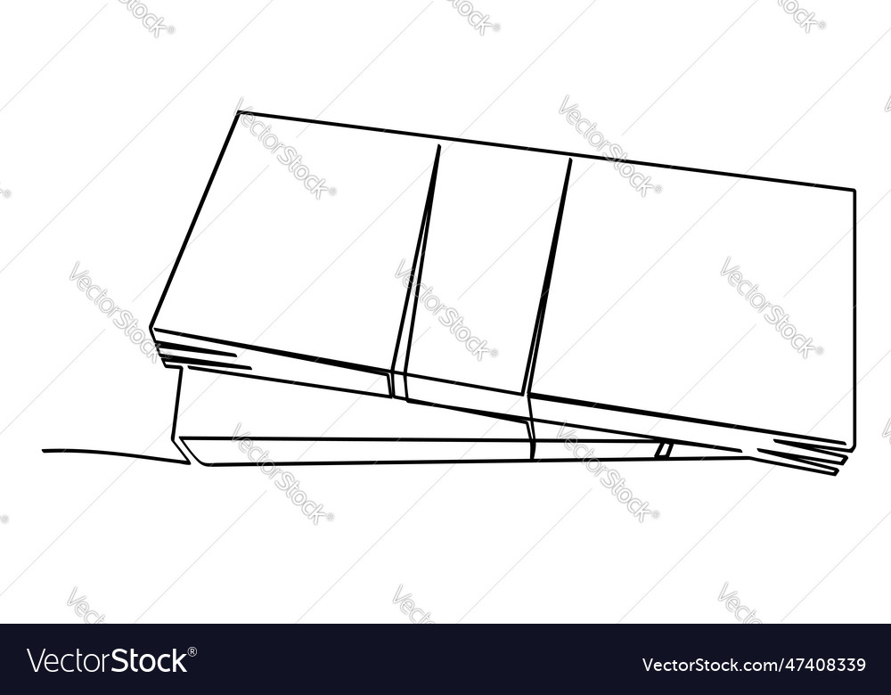 Simple sketch stack of paper money single one