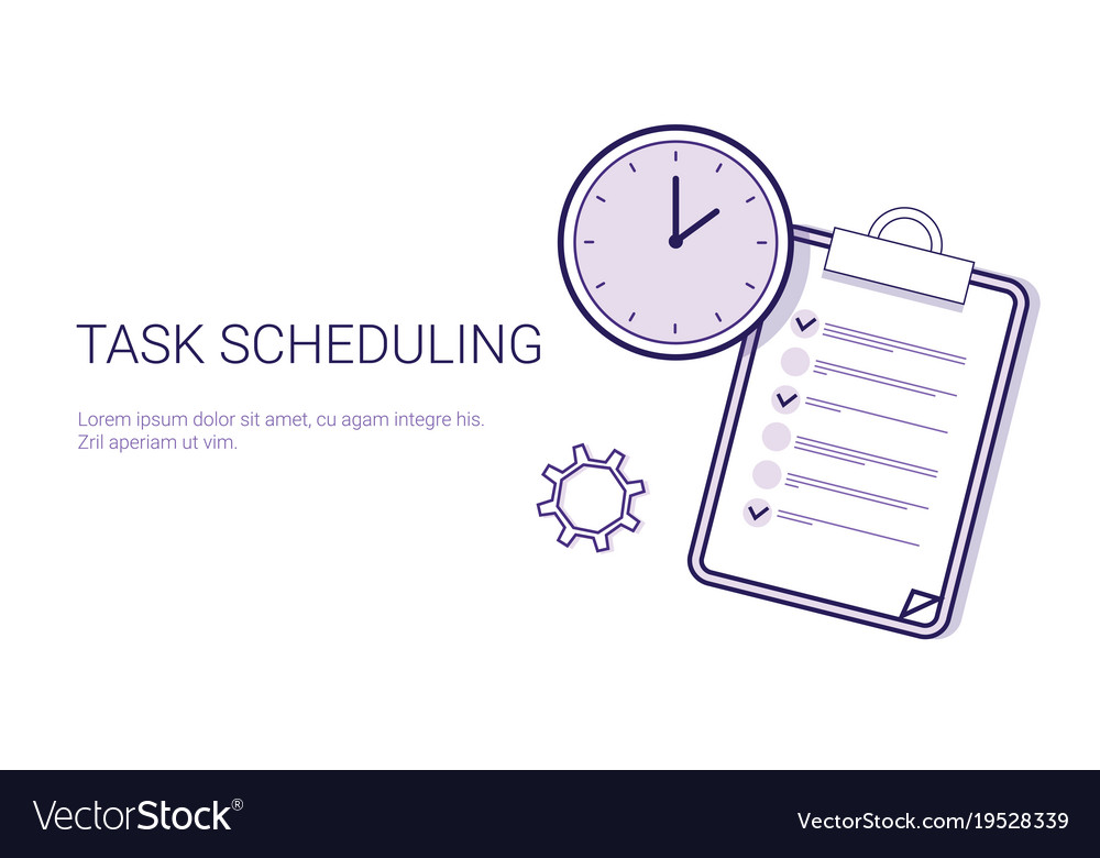 Task scheduling effective planning concept time