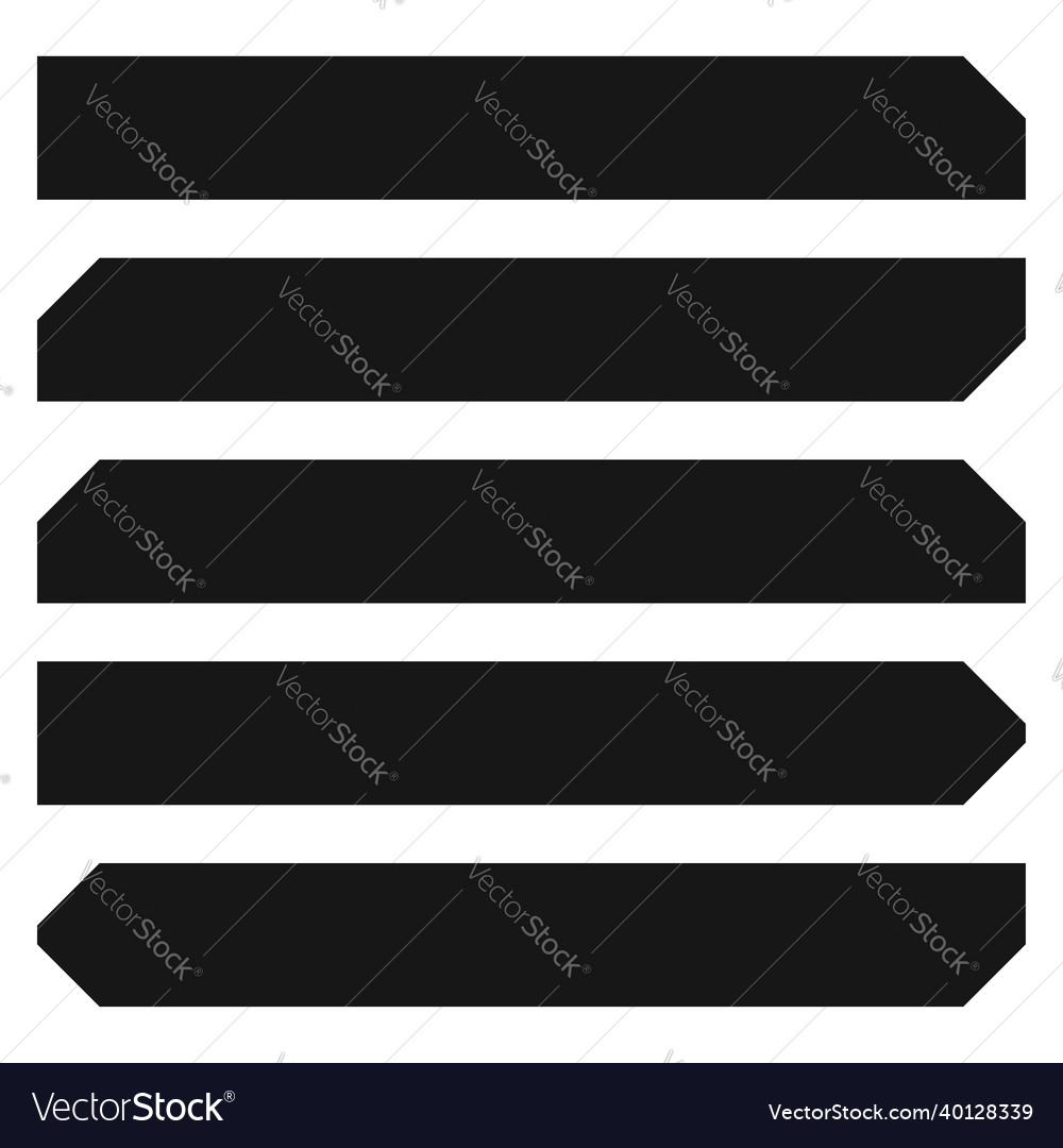 Web button banner plaque bar design element