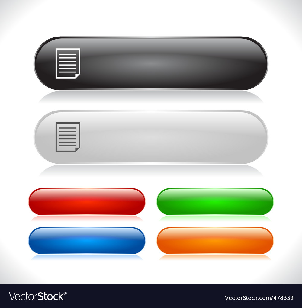 Website menu buttons