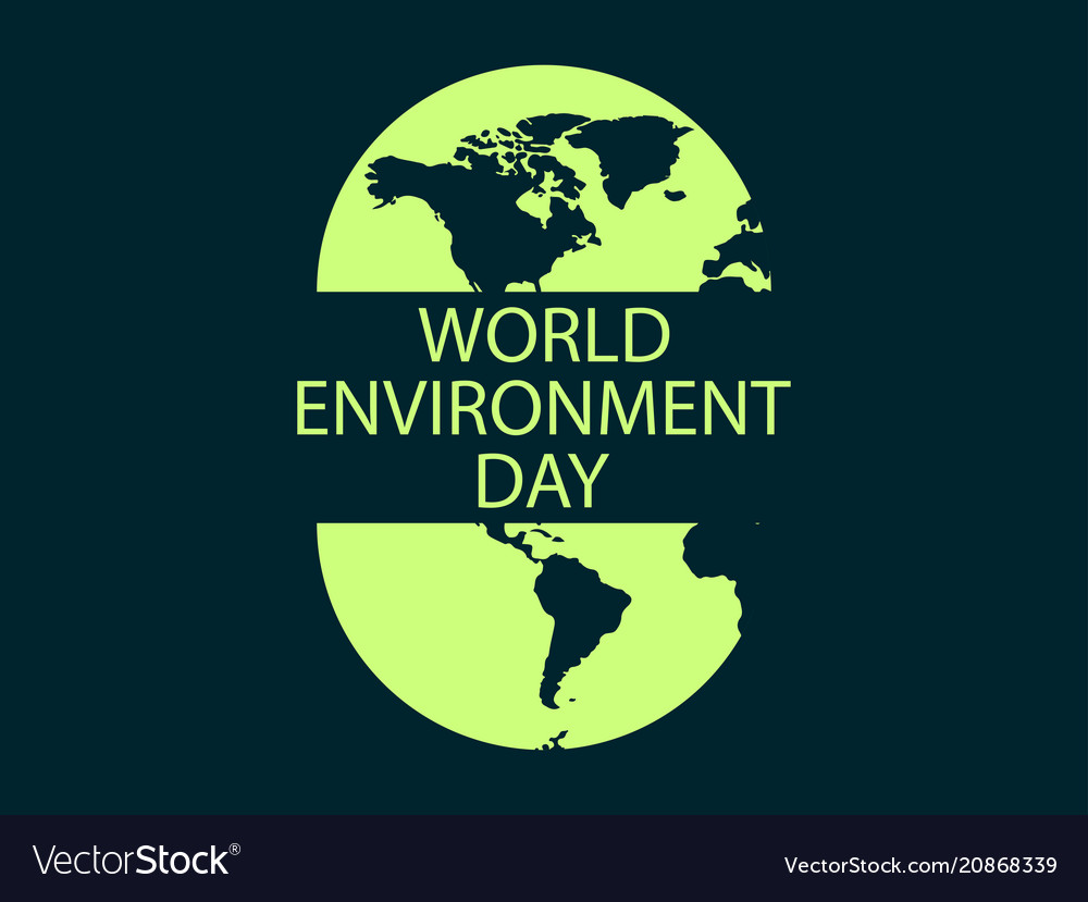 World Environment Day Banner Design Logo Design Vector Image