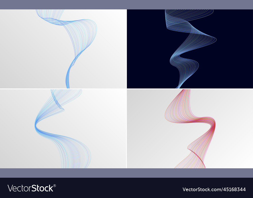 Add a unique flair to your designs with this set vector image Add a unique flair to your designs with this set