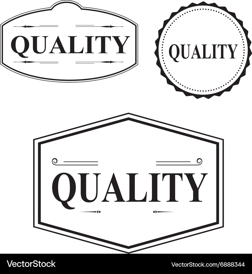 Badges Royalty Free Vector Image - VectorStock