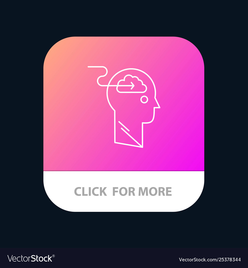 Cloud update download upload user mobile app vector image Cloud update download upload user mobile app
