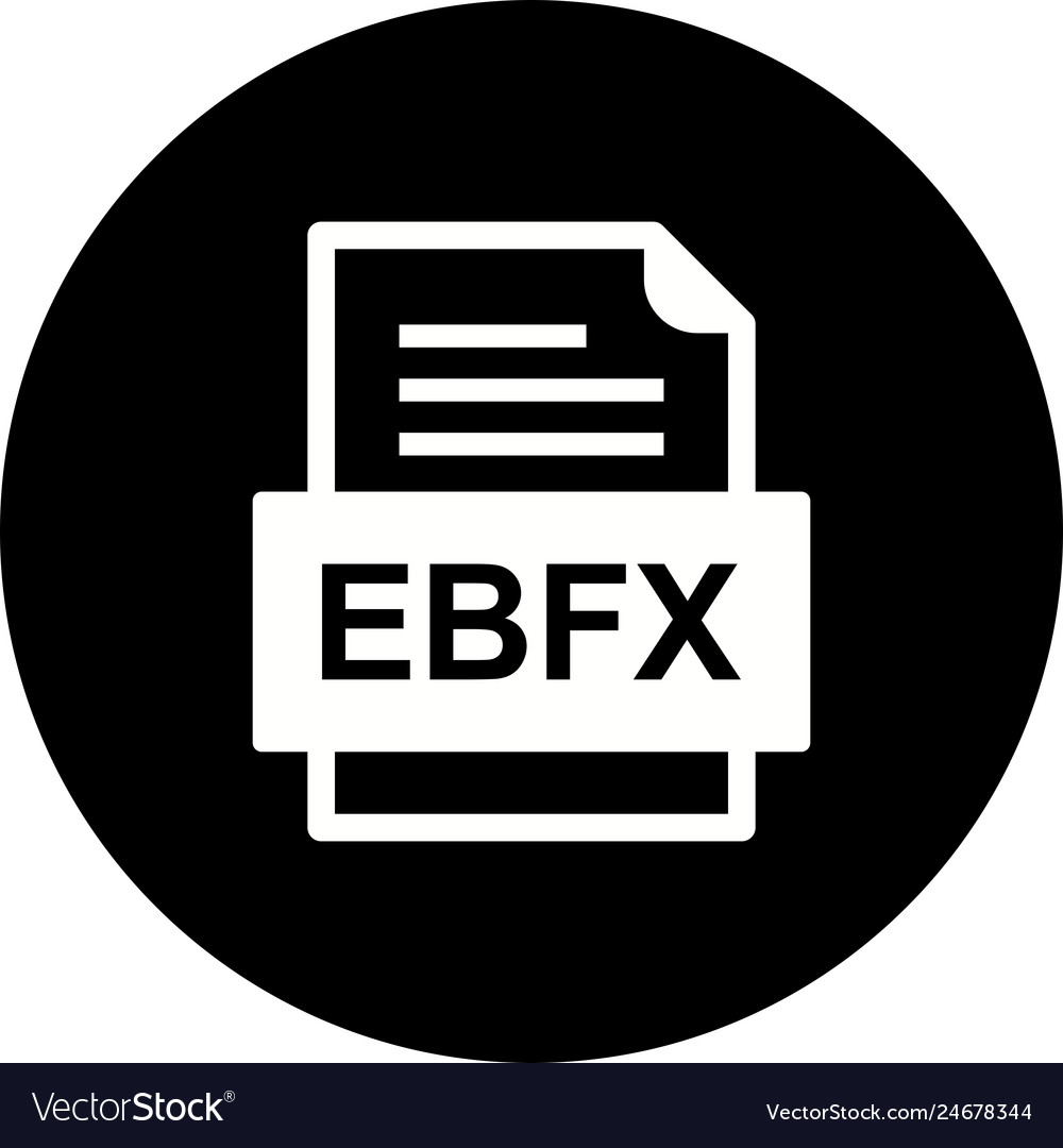 Ebfx file document icon