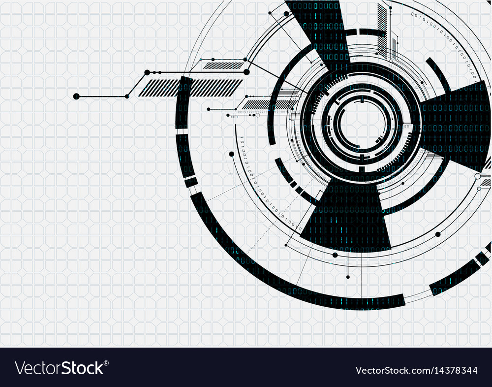 Futuristic Tech Interface Background