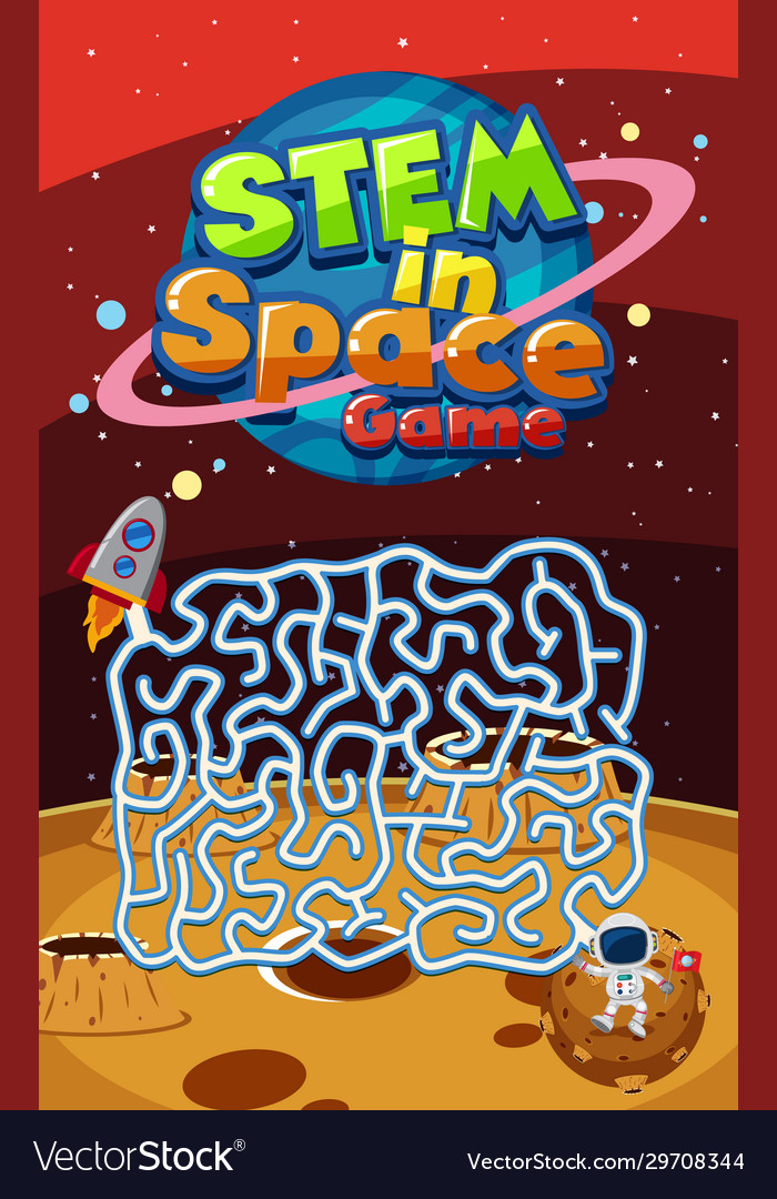 Game template with red space in background vector image Game template with red space in background