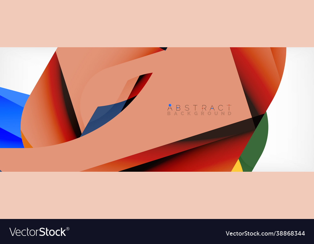 Geometric abstract background - multicolored vector image Geometric abstract background - multicolored