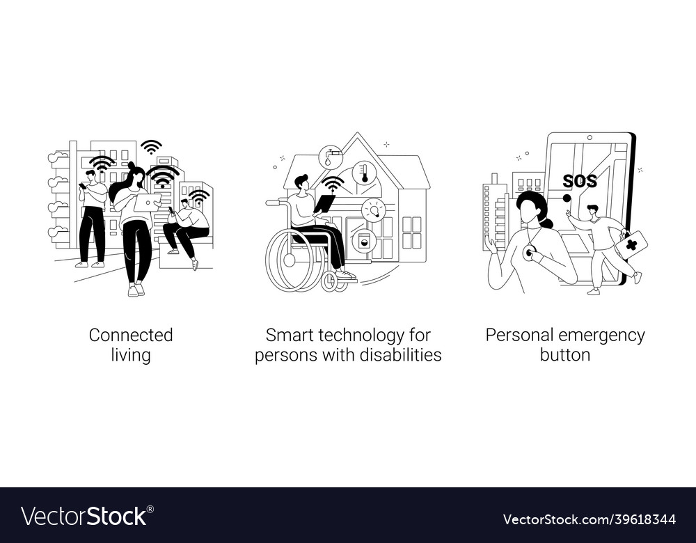 Intelligent devices abstract concept