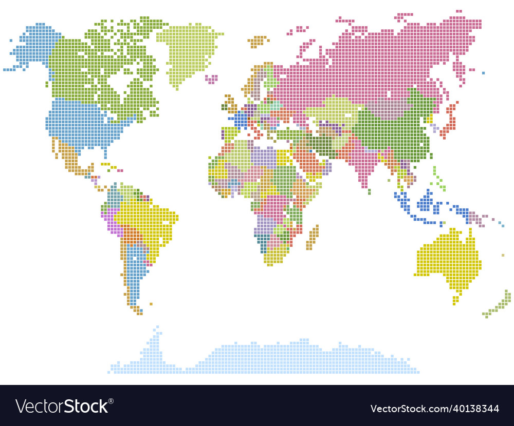 Political Map Of The World Royalty Free Vector Image