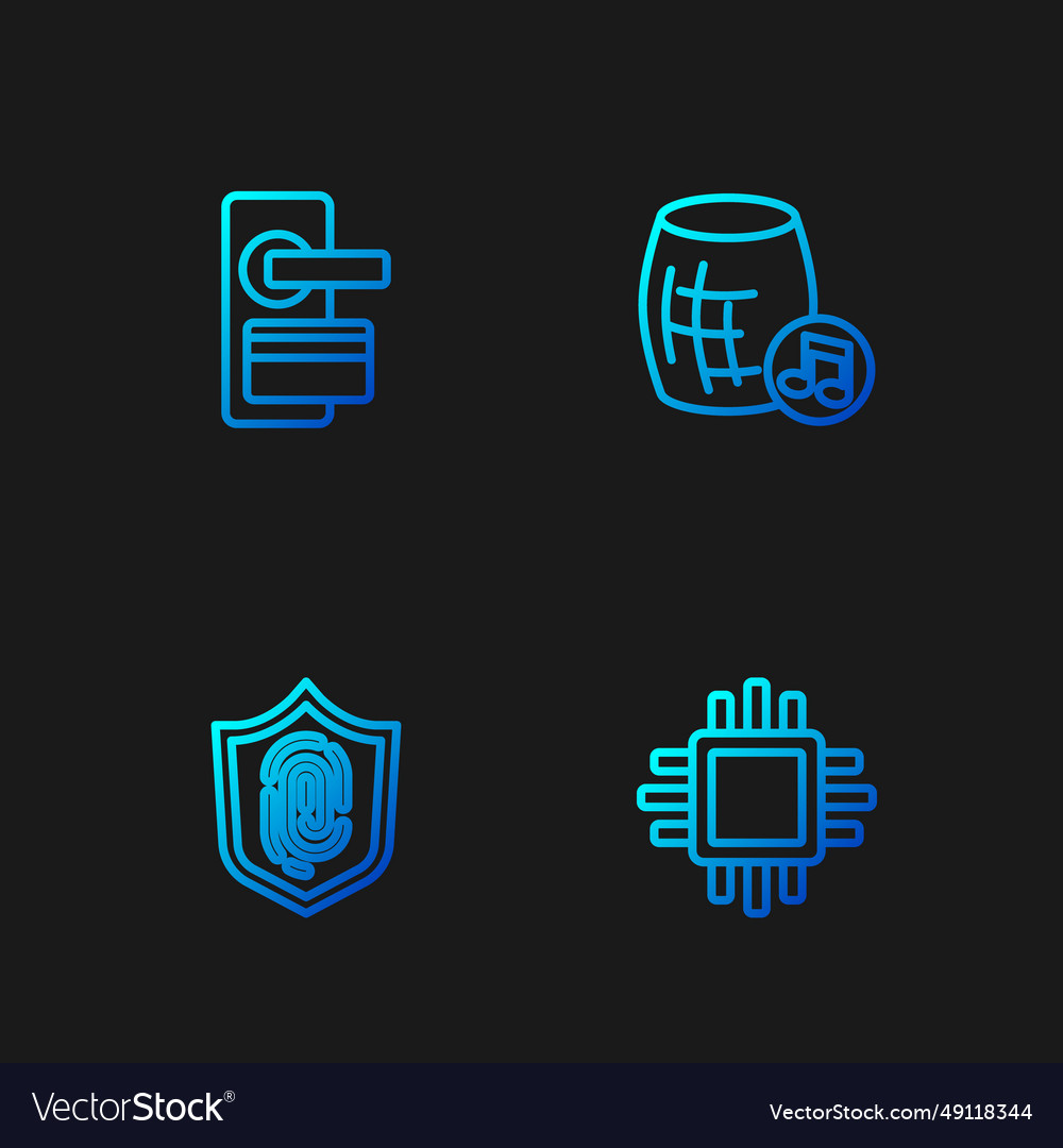 Set line processor with cpu fingerprint digital vector image Set line processor with cpu fingerprint digital