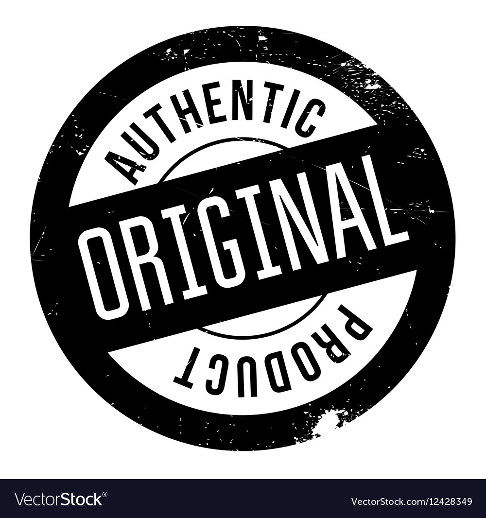 Original stamp Royalty Free Vector Image - VectorStock