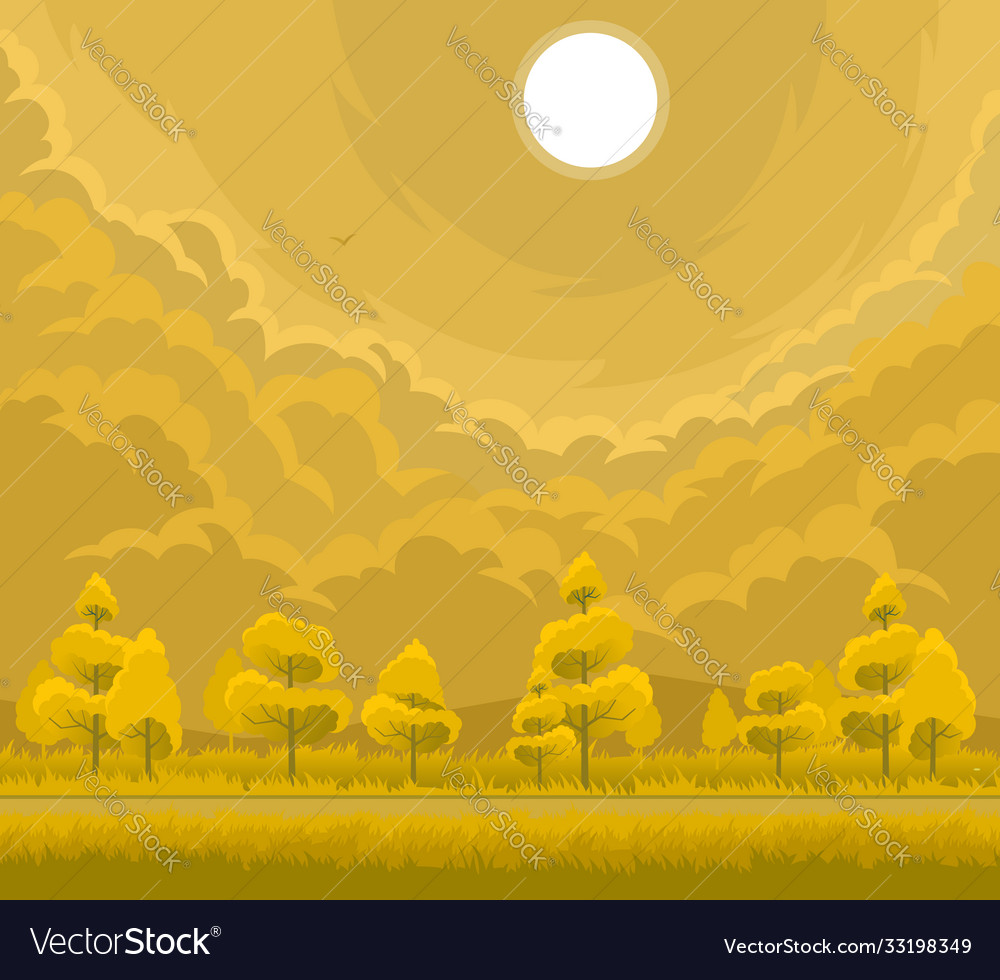 Autumn landscape background