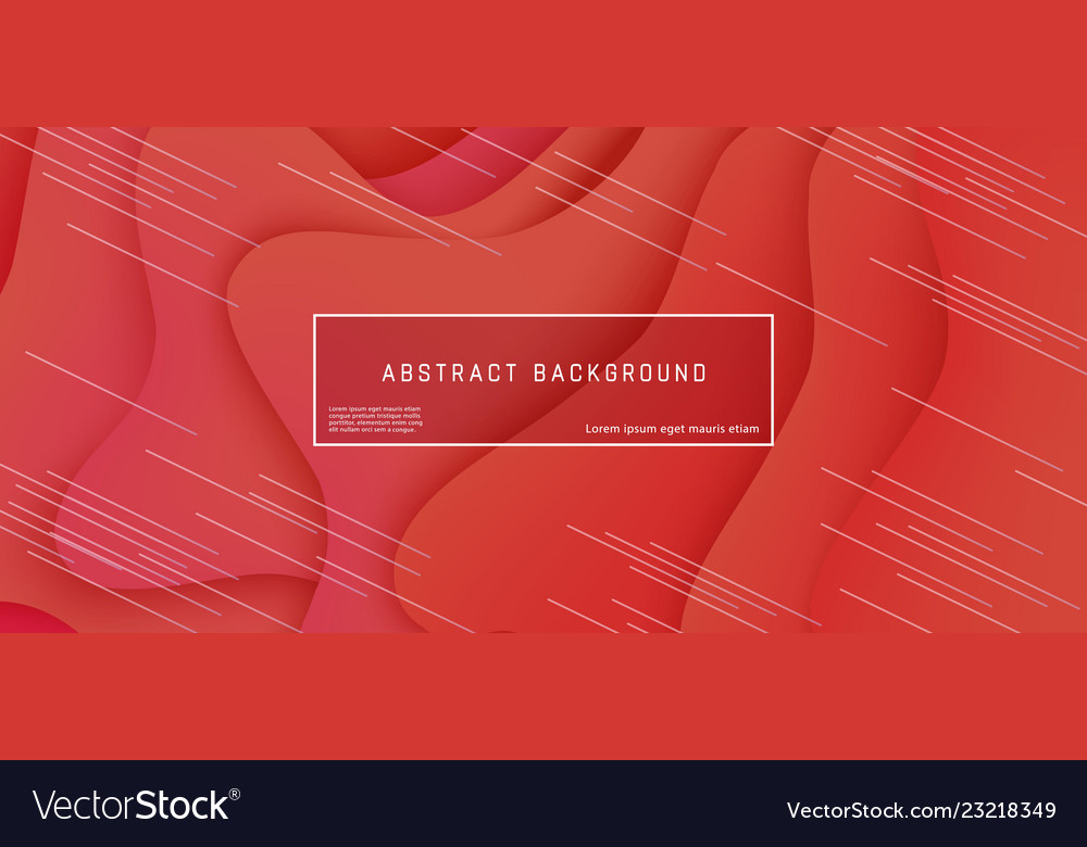 Bright red gradient layered background vector image Bright red gradient layered background