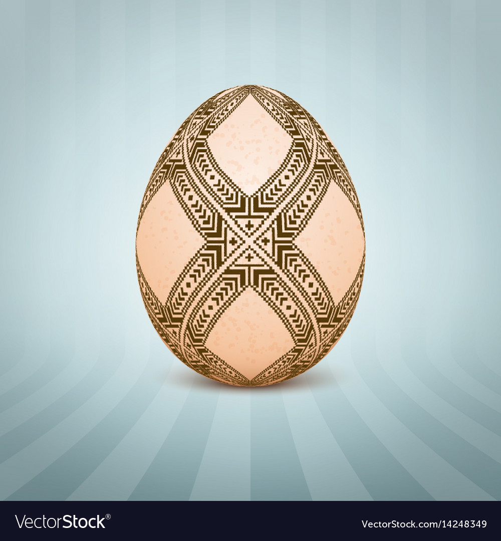 Easter egg with an ukrainian