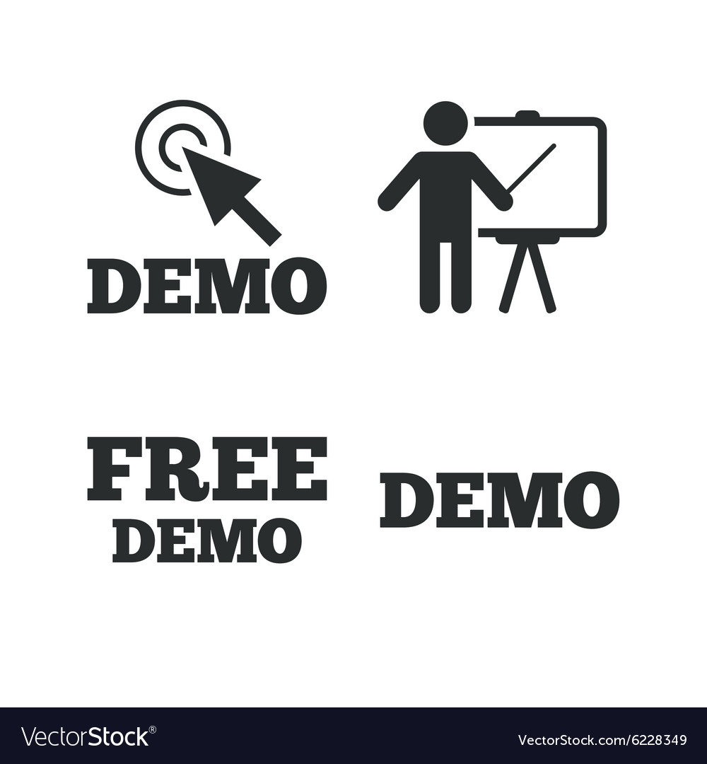 Presentation Demo with Cursor Icon