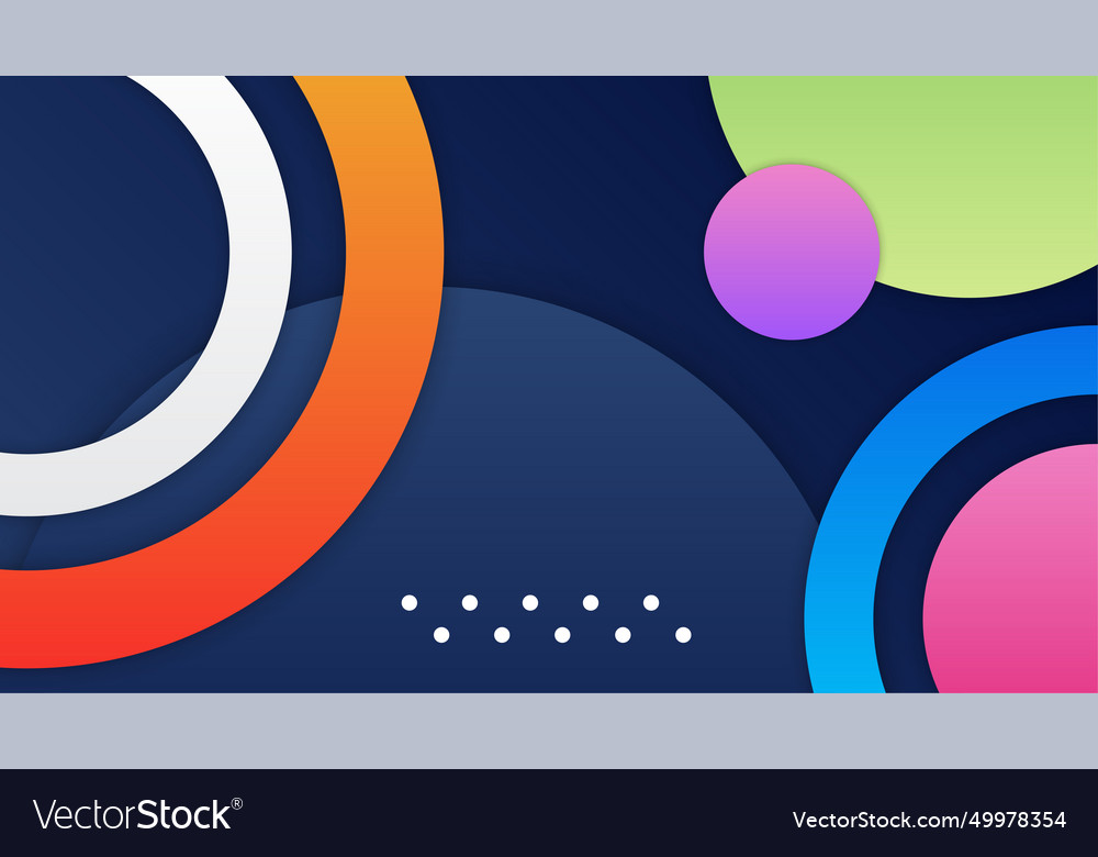 Abstract dynamic blue yellow orange red Royalty Free Vector