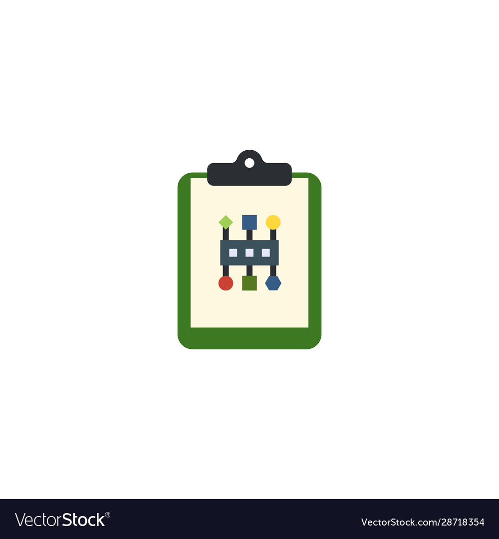 Algorithm creative icon from artificial vector image Algorithm creative icon from artificial