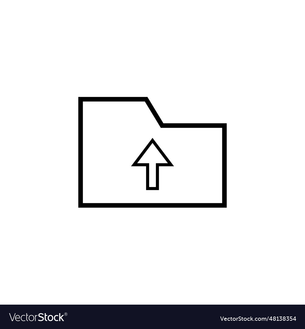 File upload icon vector image File upload icon