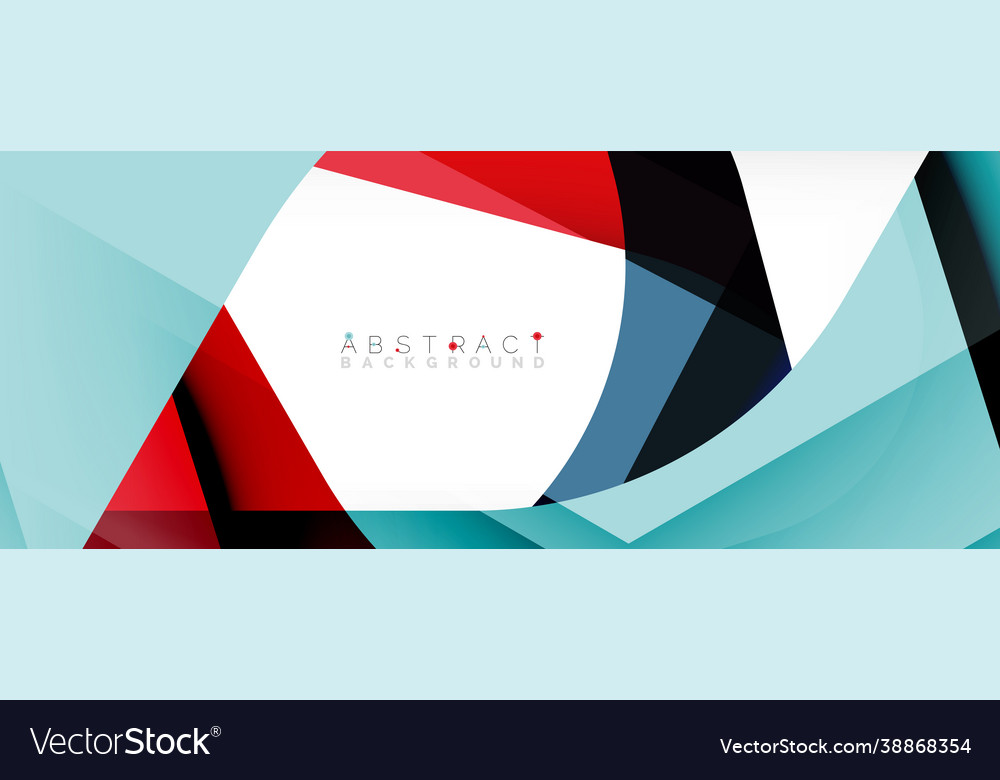 Geometric abstract background - multicolored
