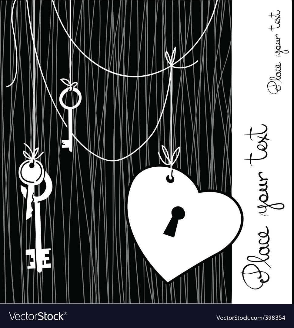 Heart Lock with Keys