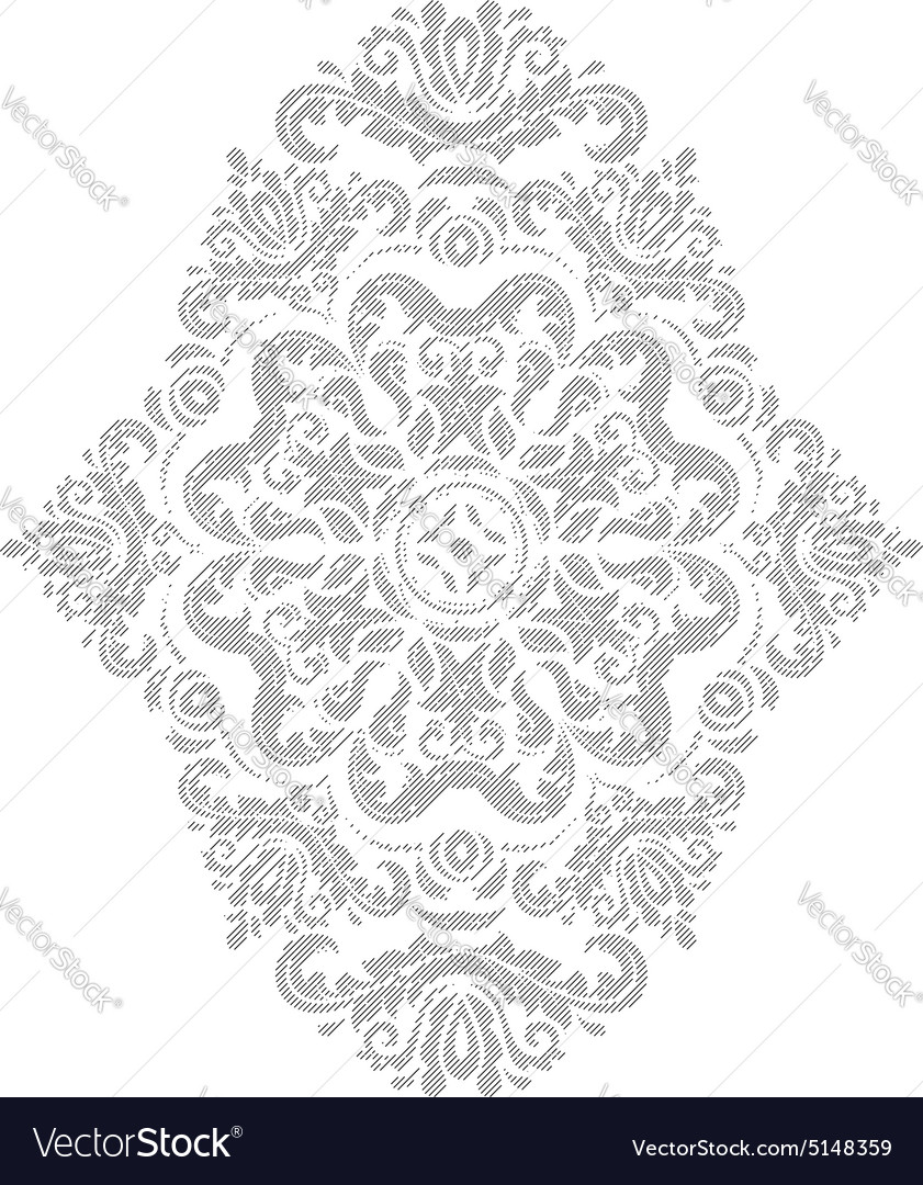 Damask orient pattern