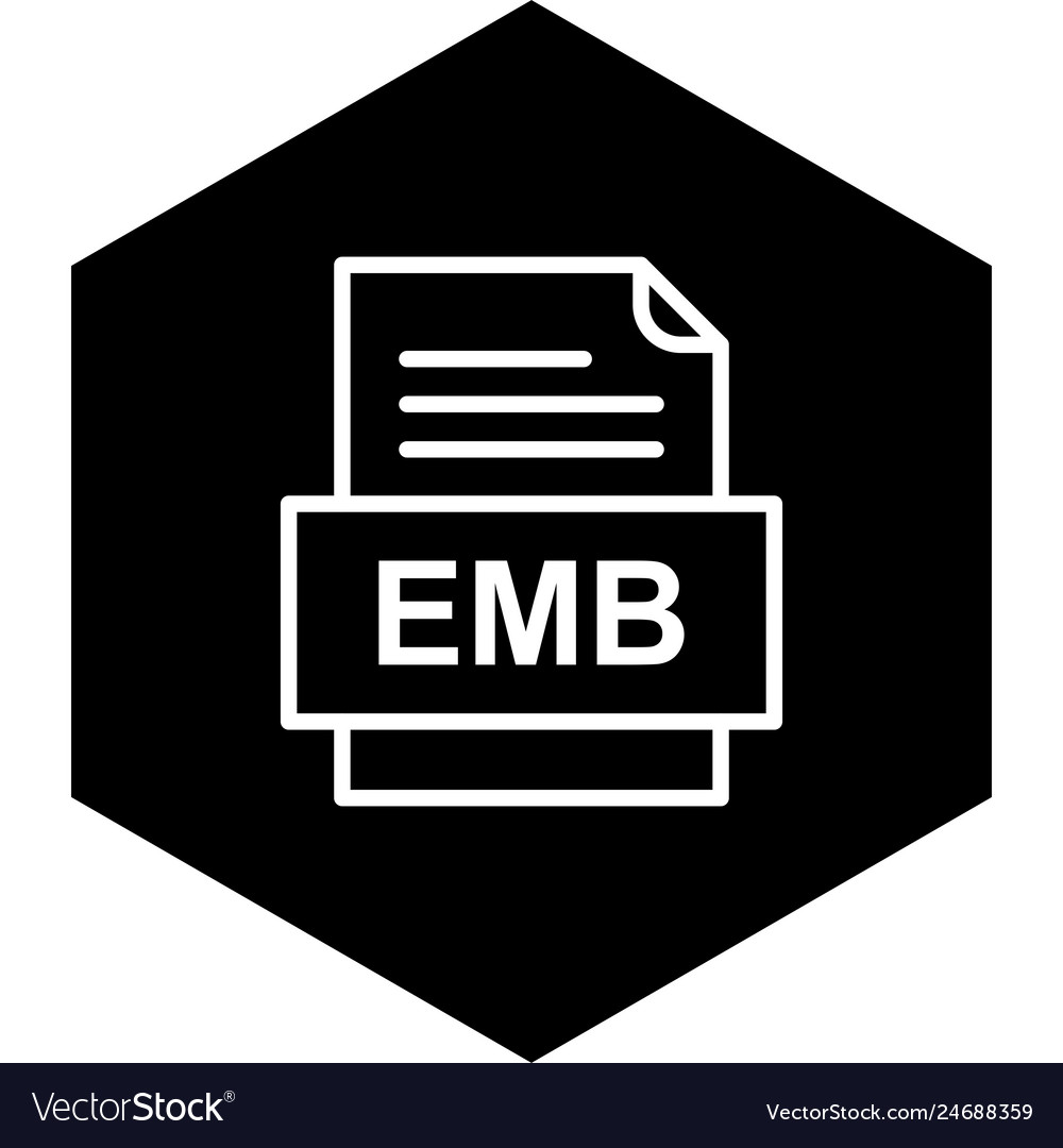 Emb file document icon