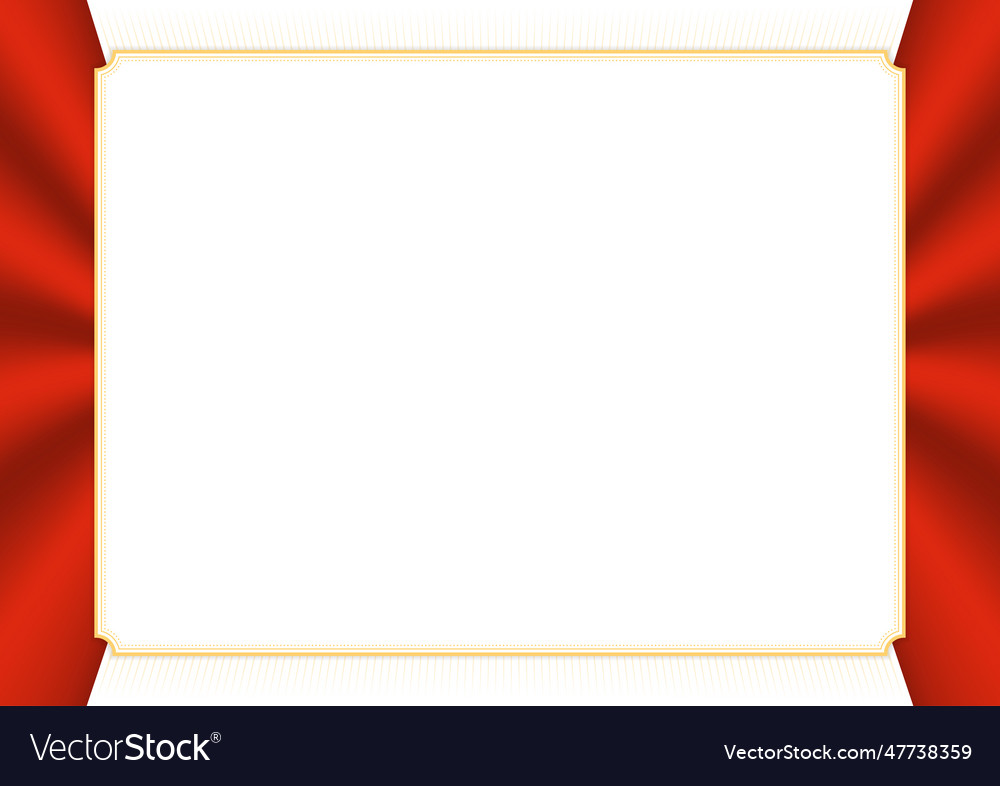 Horizontal frame and border with hong kong flag
