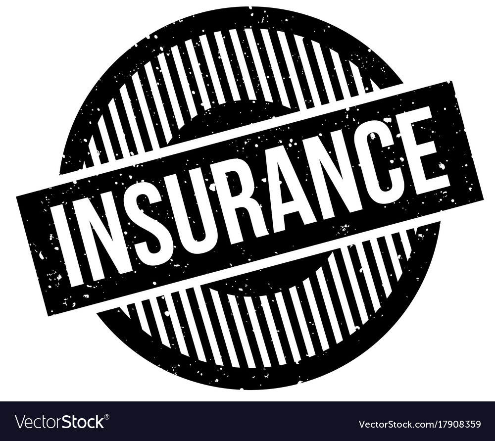 Insurance rubber stamp Royalty Free Vector Image