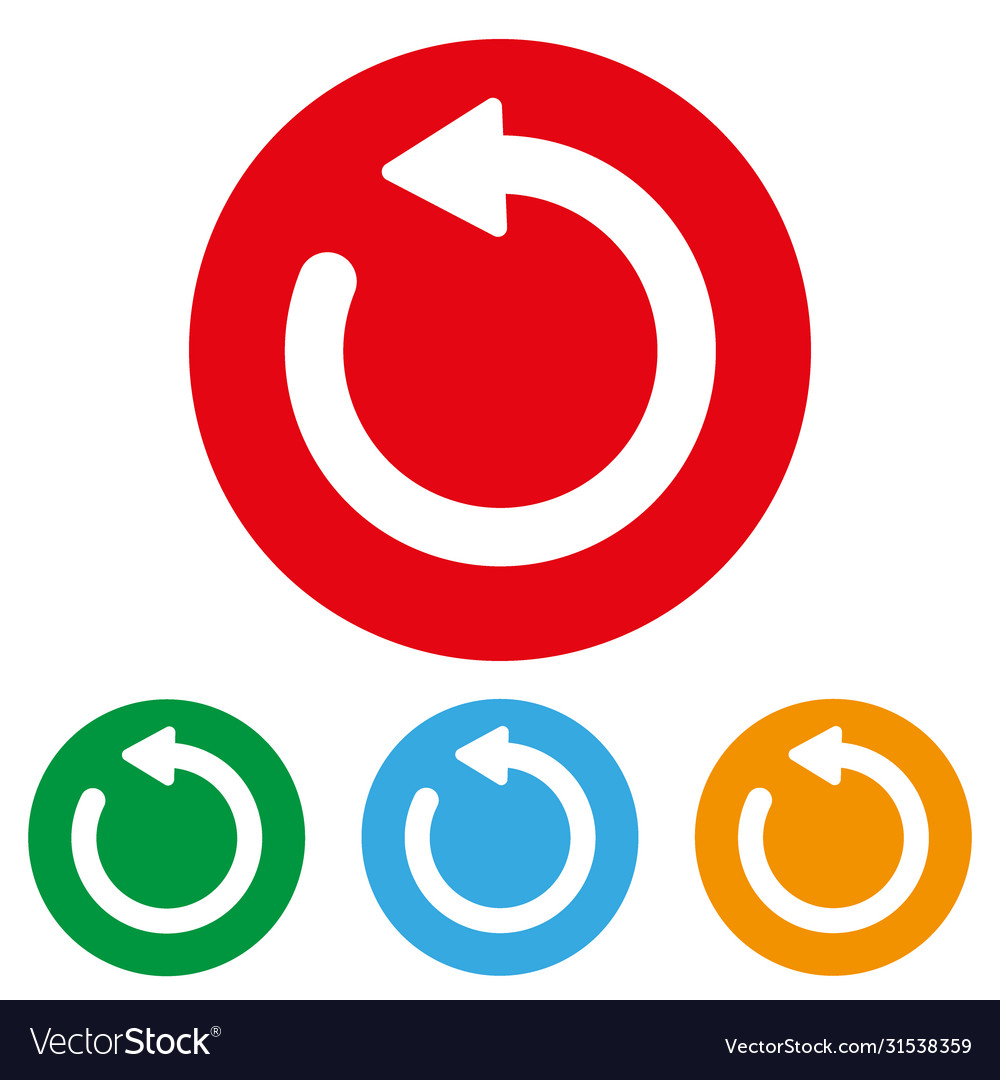 Refresh buttons vector image Refresh buttons