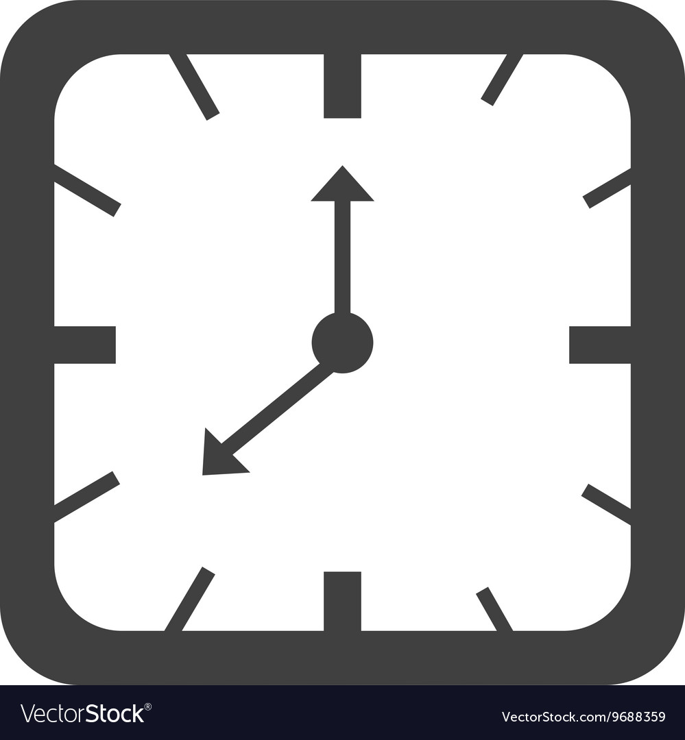 Time and clock isolated icon
