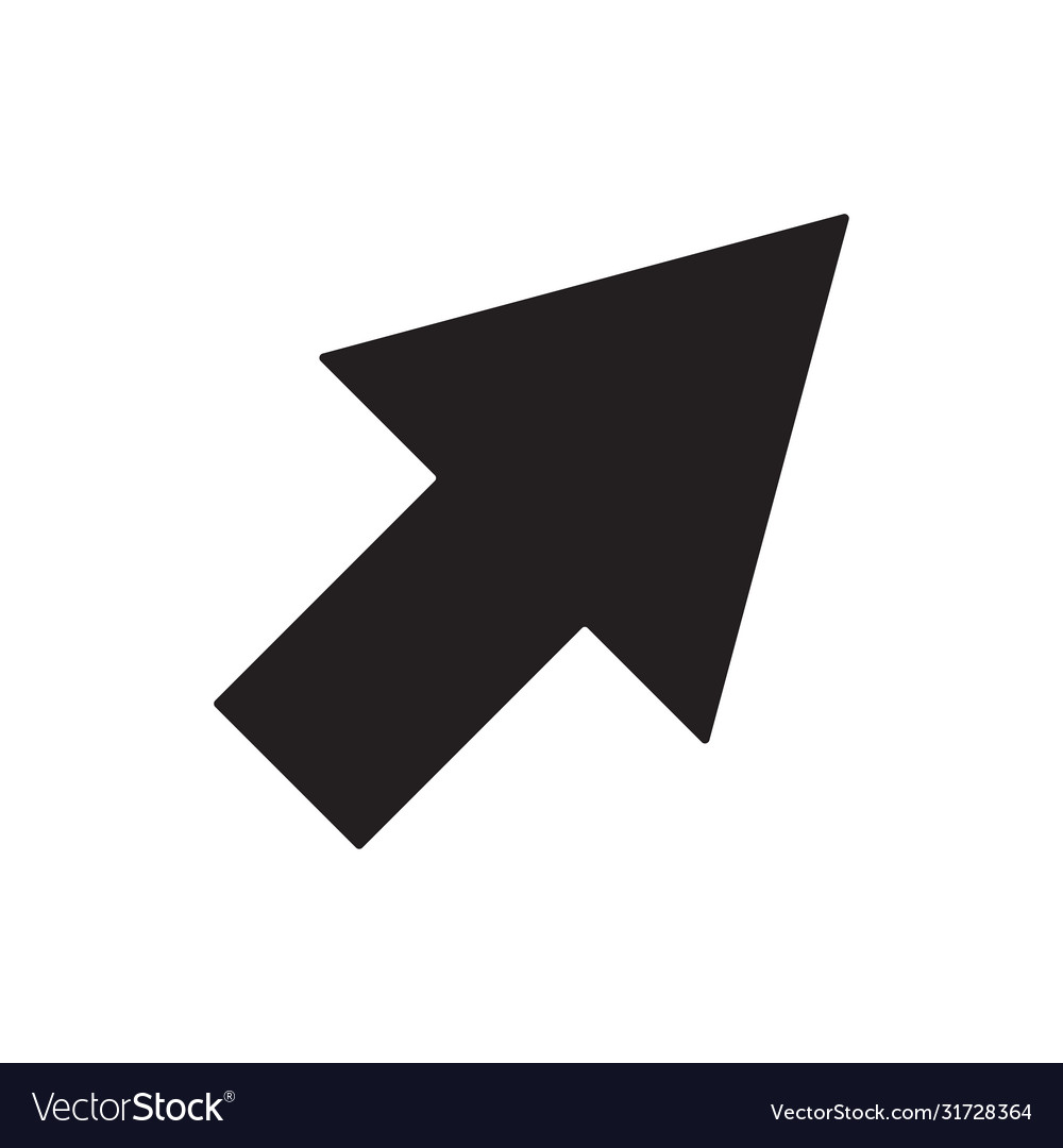Arrow icon simple sign for web site and mobile app