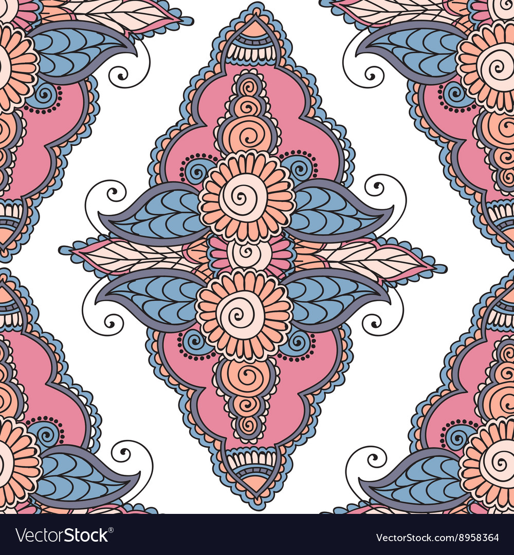 Beautiful indian floral ornament can be used