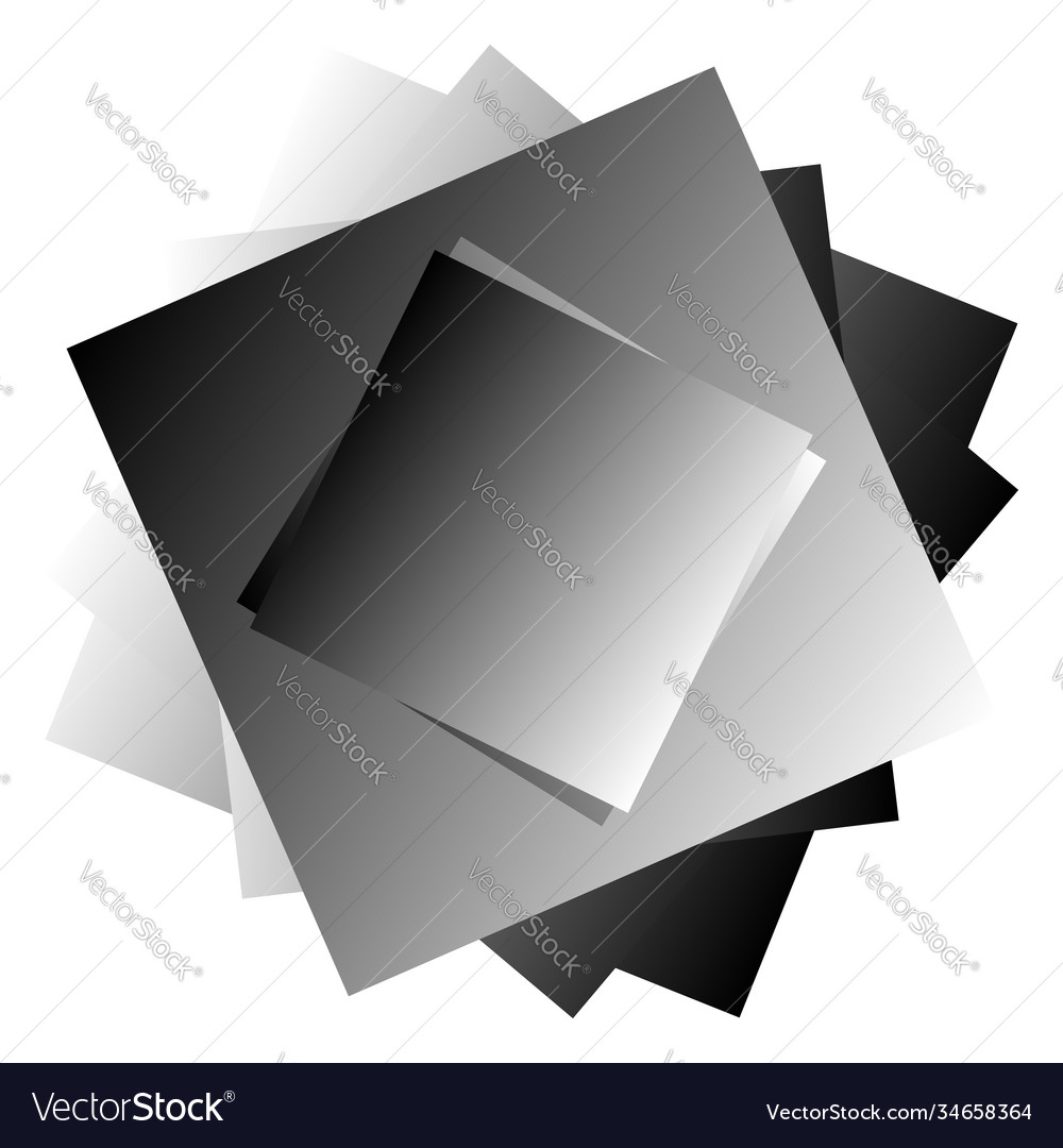 Randxom rotated overlap chaotic squares