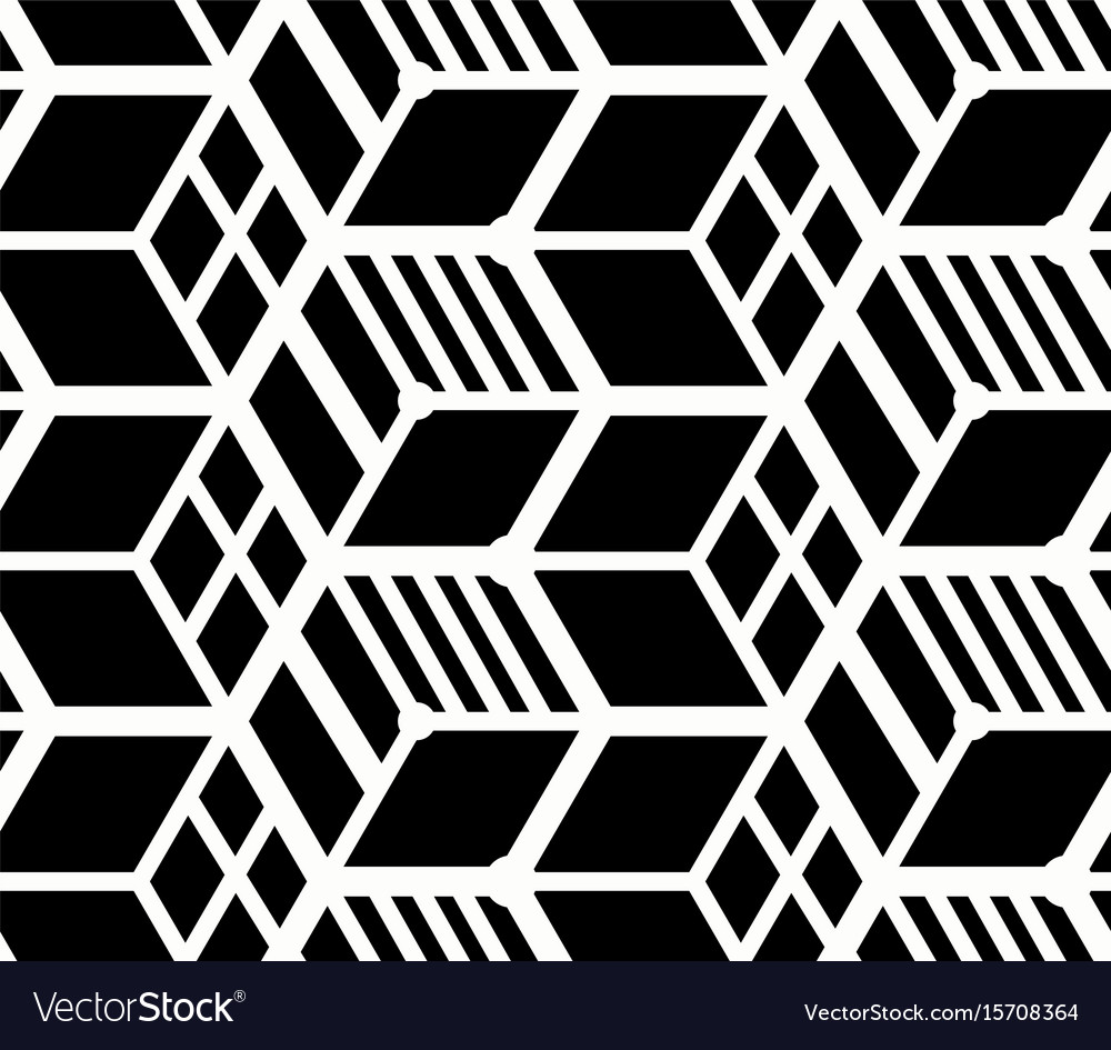 Seamless pattern abstract patchwork with geometric