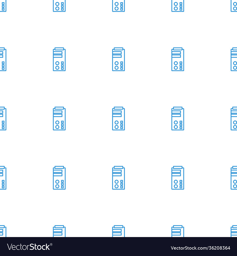 Server icon pattern seamless white background