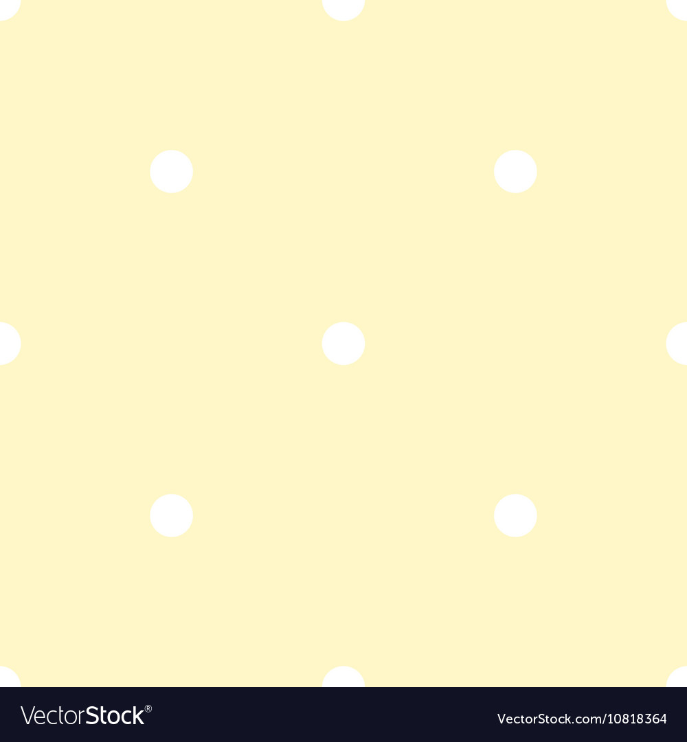 Yellow Polka Dot Tile Pattern