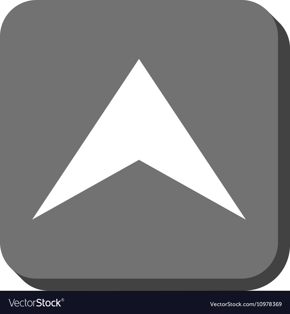Arrowhead up rounded square icon