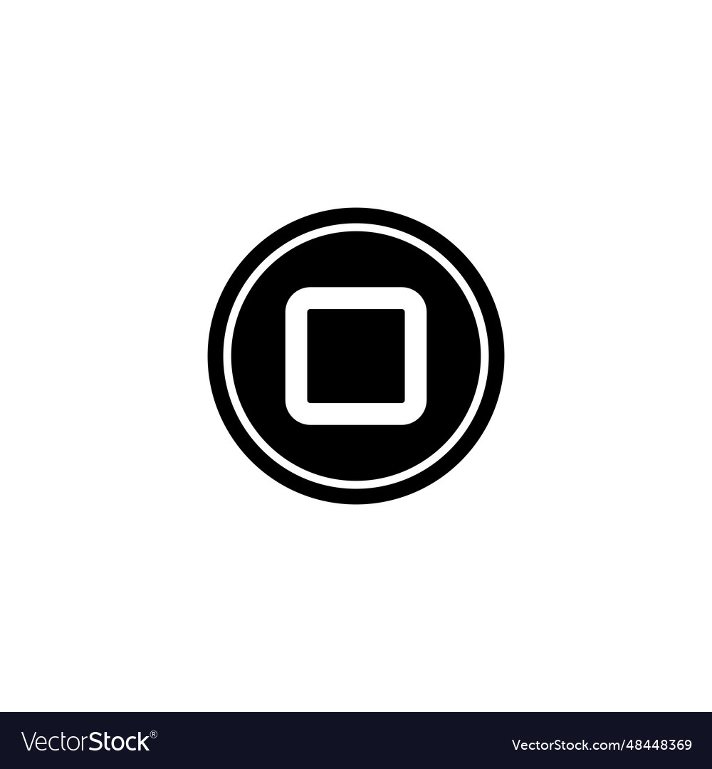 Gamepad button icon Vector Image Gamepad button icon