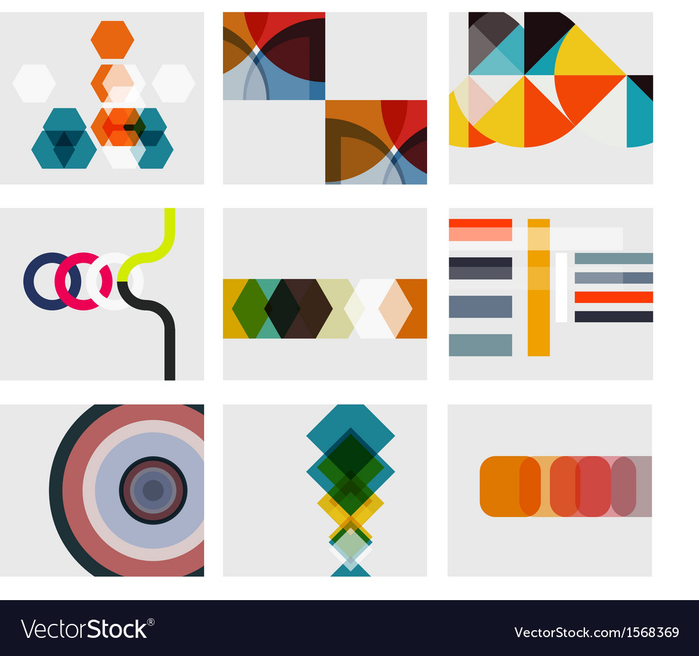 Modern abstract geometrical background templates