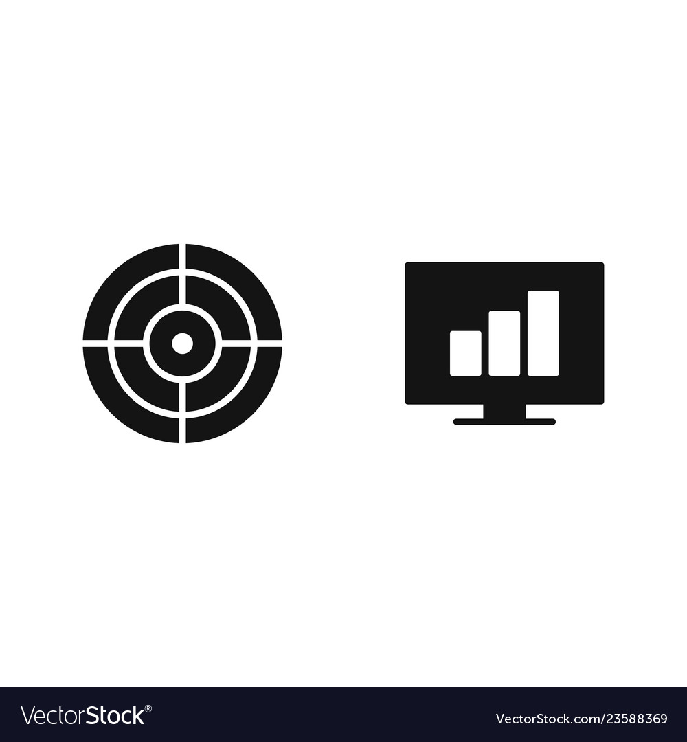 Set of seo search engine optimization icons