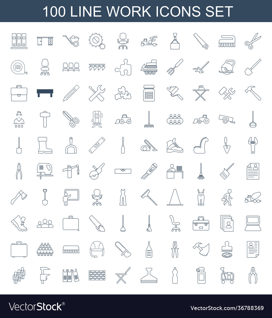 Work icons