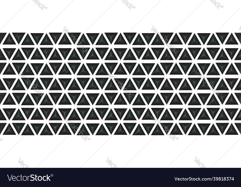 3d triangle pattern geometry blue abstract
