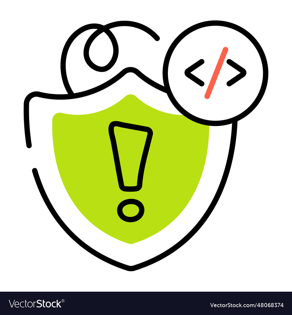 Antivirus code Royalty Free Vector Image - VectorStock